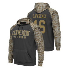 Clemson Tigers #16 Charcoal Trevor Lawrence Colosseum United We Stand College Football Hoodie