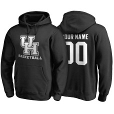 Houston Cougars Black Custom Name And Number Basketball College Football Hoodie