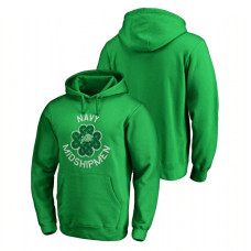 Navy Midshipmen Kelly Green St. Patrick's Day Fanatics Branded Luck Tradition College Football Hoodie