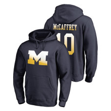 Michigan Wolverines #10 Navy Dylan McCaffrey Big & Tall Gradient Logo Fanatics Branded College Football Hoodie