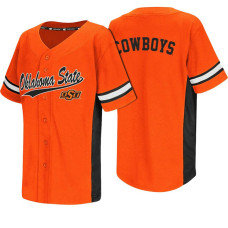 Oklahoma State Cowboys Orange Batter Up College Baseball Jersey