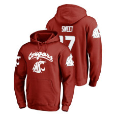 Washington State Cougars #17 Cardinal Kyle Sweet Big & Tall Team Lockup Fanatics Branded College Football Hoodie