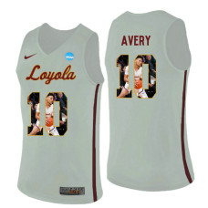 Loyola (Chi) Ramblers #10 Adarius Avery White College Basketball Jersey