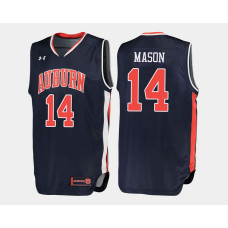 Auburn Tigers #14 Antoine Mason Navy Road College Basketball Jersey