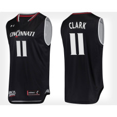 Cincinnati Bearcats #11 Gary Clark Blue Home College Basketball Jersey
