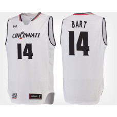 Cincinnati Bearcats #14 Jackson Bart White College Basketball Jersey