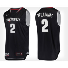 Cincinnati Bearcats #2 Keith Williams Blue College Basketball Jersey