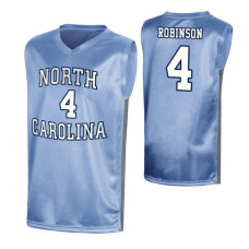 		North Carolina Tar Heels #4 Brandon Robinson Royal College Basketball Jersey
