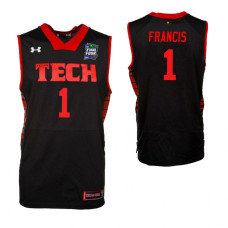 		Texas Tech Red Raiders #1 Brandone Francis Black 2019 Final Four College Basketball Jersey