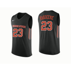 Oregon State Beavers #23 Gligorije Rakocevic Black College Basketball Jersey