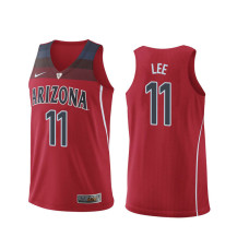 Arizona Wildcats #11 Ira Lee Red College Basketball Jersey