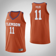 Clemson Tigers #11 Isaac Fields Orange College Basketball Jersey