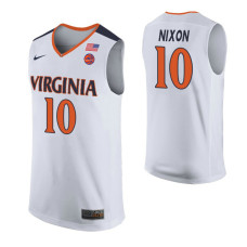		Virginia Cavaliers #10 Jayden Nixon White College Basketball Jersey