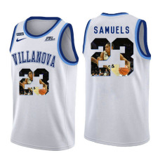 Villanova Wildcats #23 Jermaine Samuels White College Basketball Jersey