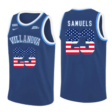 Villanova Wildcats #23 Jermaine Samuels Blue College Basketball Jersey