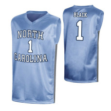 		North Carolina Tar Heels #1 Leaky Black Royal College Basketball Jersey