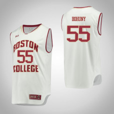 Boston College Eagles #55 Bruce Bohuny White College Basketball Jersey