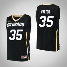 Colorado Buffaloes #35 Dallas Walton Black College Basketball Jersey