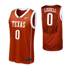 Texas Longhorns #0 Gerald Liddell Replica Burnt Orange Jersey
