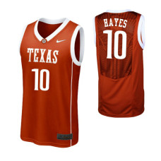 Texas Longhorns #10 Jaxson Hayes Replica Burnt Orange Jersey