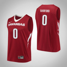 Arkansas Razorbacks #0 Jaylen Barford Red College Basketball Jersey