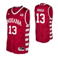 		Indiana Hoosiers #13 Juwan Morgan Crimson College Basketball Jersey