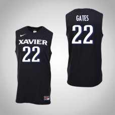 Xavier Musketeers #22 Kaiser Gates Black Jersey