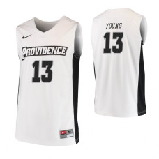 Providence Friars #13 Kalif Young Replica White Jersey