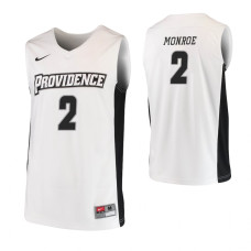 Providence Friars #2 Kris Monroe Replica White Jersey