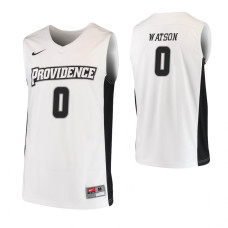 Providence Friars #0 Nate Watson Replica White Jersey