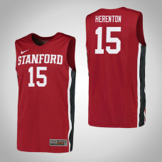 Stanford Cardinal #15 Rodney Herenton Red College Basketball Jersey