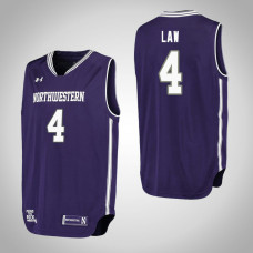 Northwestern Wildcats #4 Vic Law Purple College Basketball Jersey