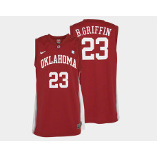 Oklahoma Sooners #23 Blake Griffin Crimson Road College Basketball Jersey