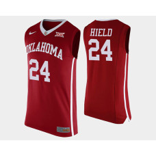 Oklahoma Sooners #24 Buddy Hield Crimson Road College Basketball Jersey