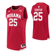 		Indiana Hoosiers #25 Race Thompson Crimson College Basketball Jersey