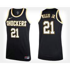 Wichita State Shockers #21 Darral Willis Jr. Black College Basketball Jersey