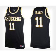 Wichita State Shockers #11 Landry Shamet Black Alternate College Basketball Jersey