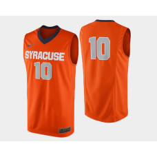 Syracuse Orange #10 Trevor Cooney Orange Road College Basketball Jersey