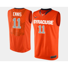 Syracuse Orange #11 Tyler Ennis Orange College Basketball Jersey