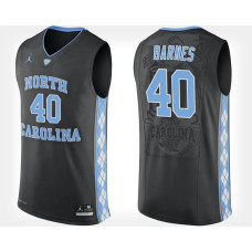 North Carolina Tar Heels #40 Harrison Barnes Black Alternate College Basketball Jersey