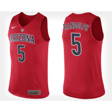 Arizona Wildcats #5 Brandon Randolph Red Home College Basketball Jersey