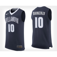 Villanova Wildcats #10 Donte DiVincenzo Navy Home College Basketball Jersey