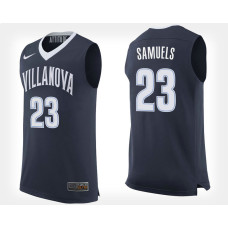 Villanova Wildcats #23 Jermaine Samuels Navy Home College Basketball Jersey