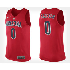 Arizona Wildcats #0 Parker Jackson-Cartwright Red Home College Basketball Jersey