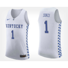 Kentucky Wildcats #1 Sacha Killeya-Jones White College Basketball Jersey