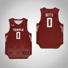 Youth Red Temple Owls #0 Alliya Butts Jersey