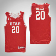 Youth Utah Utes #20 Beau Rydalch Red College Basketball Jersey