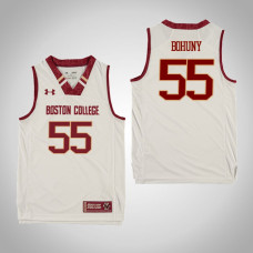 Youth Boston College Eagles #55 Bruce Bohuny White College Basketball Jersey