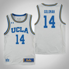 Youth UCLA Bruins #14 Gyorgy Goloman White College Basketball Jersey