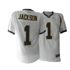 California Golden Bears #1 DeSean Jackson White Replica College Football Jersey